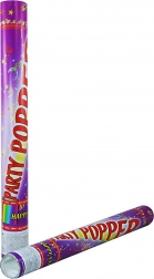 udskydningskonfetti i rør 50 cm