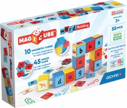 Geomag Magicube Words pædagogisk magnetisk byggesæt 55 dele