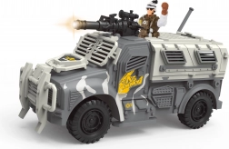 Militærbil med effekter