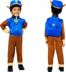børnekostume Chase fra PAW PATROL til karneval 98–104 cm (3–4 år)