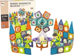 Magnetiske 3D byggesten pariserhjul 155 dele
