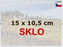 Ramme Euroclip 15x10,5cm glas