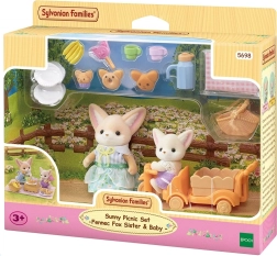 Sylvanian Families ræve på picnic