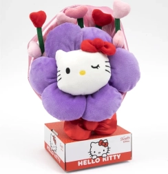 Hello Kitty plysbamse med buket 30 cm
