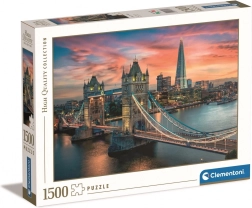 Puslespil 1500 brikker CLEMENTONI – London i skumringen