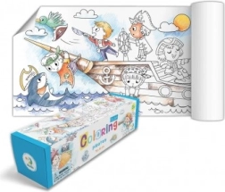 Plakat til farvelægning Pirater