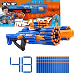 Zuru X-Shot Insanity Berzerko blaster med tromlemagasin + 48 skumdartpile