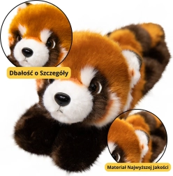 Nøglering med plys-panda