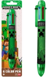 Sekstfarvet kuglepen Minecraft