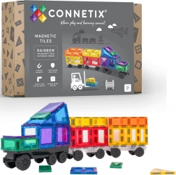 Connetix Rainbow Transport Pack magnetisk byggesæt 50 dele