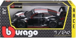 Bburago Porsche 911 GT3 sort model i størrelsesforholdet 1:24