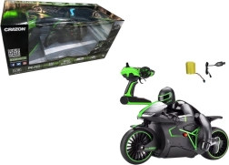 RC motorcykel med 2,4G fjernbetjening grøn