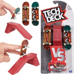 Tech Deck VS Series Krooked fingerboard-sæt med forhindring, 2 stk.