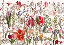 Puslespil Blomster: Engblomster 500 Brikker