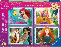 Puslespil Disney Prinsesser 4x42 brikker