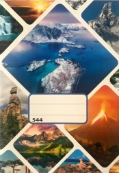 Skolehæfte A5 linjeret 40 ark Natur