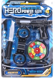 Politi-sæt med pistoleffekter