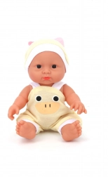 Dukke til børn med blødt krop og øko-tøj