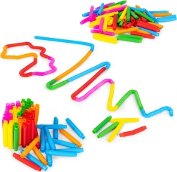 Sensoriske pop-tubes til børn – antistress-forbindelsesrør, 60 stk