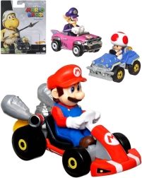 Mattel Hot Wheels Mario Kart metalbil med figur – 1 stk.