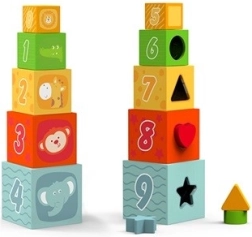 Træfoldbar indsætningsklods BABU