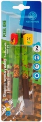 Sletbare penne ASTRA Pixel One, 2 stk (mix af farver)