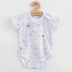 babybody med korte ærmer New Baby For Babies ocean