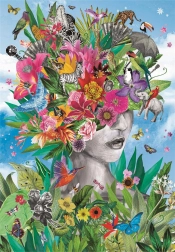 Puslespil 500 brikker – Hovedet i junglen CLEMENTONI