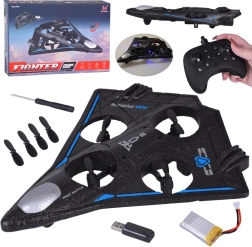 Let RC-drone med LED-effekter og 360° akrobatik