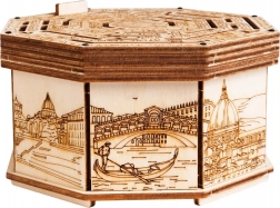 Træ-gåde Secret Maze Box