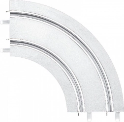 sving 1/90° sne/is til racerbane Carrera GO!!!, GO!!! Plus og Digital 143 (2 stk)