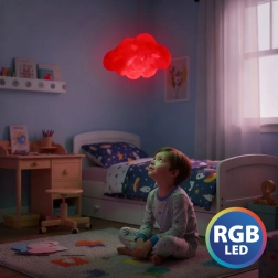 Magisk sky-lampe med 16 RGB-LED'er