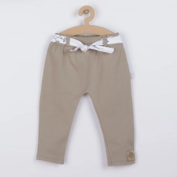 Baby bomuldsjoggers Nicol Ella beige
