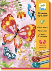 Sandstråling glitrende sommerfugle