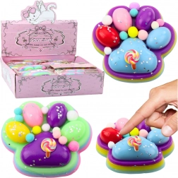 Antistress krammelegetøj squishy kattepote XXL