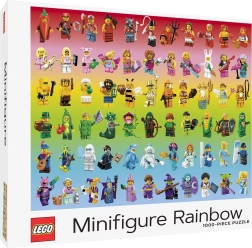 Puslespil LEGO regnbue-minifigurer 1000 brikker