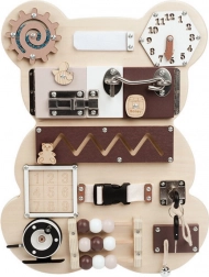 Træmanipulations- og sensorisk tavle Bjørn