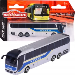 Bybus MAN Lion's City C grå – politibil