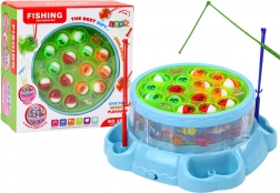 Spil Fiskestænger Lys Lyde Blå