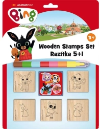 Stempelsæt med voksfarve BING 5+1
