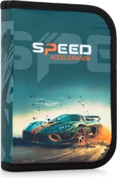 Školní penal med ét lag med bilmotiv Oxybag