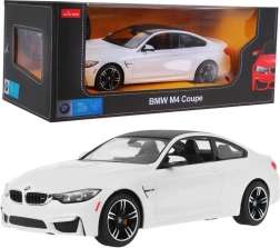 RC bil BMW M4 Coupé 1:14 Rastar med fjernbetjening 2,4 GHz – Hvid