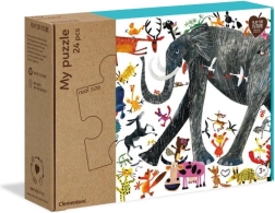 Puslespil 24 brikker Dyr