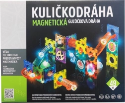 Magnetisk Kuglebane med Lys 49 stk