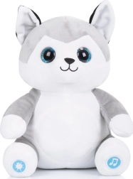 Plys husky med lys og musik CHIPOLINO