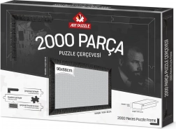 Puslespilsramme 96x68 cm sort