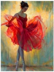 Diamantmosaik - Ballerina