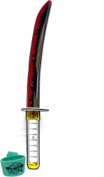 Skumsværd rød Dæmon – sikkert karnevalstilbehør til børn