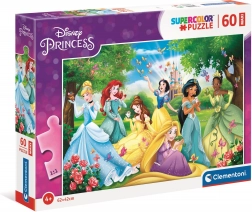 puzzle maxi 60 brikker – disney prinsesser