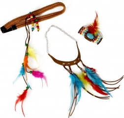 Indiansk tilbehørssæt til voksne